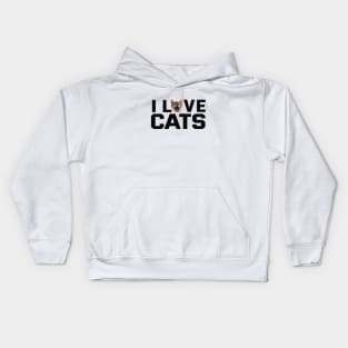 I LOVE CATS V.3 Kids Hoodie